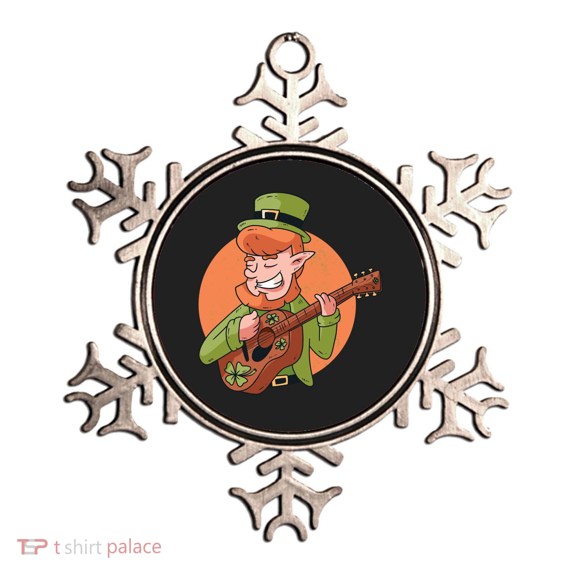 Leprechaun Guitarist Ornament