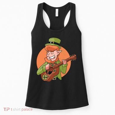 Leprechaun Guitarist Women's Tank Top