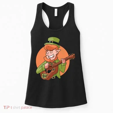 Leprechaun Guitarist Women's Tank Top