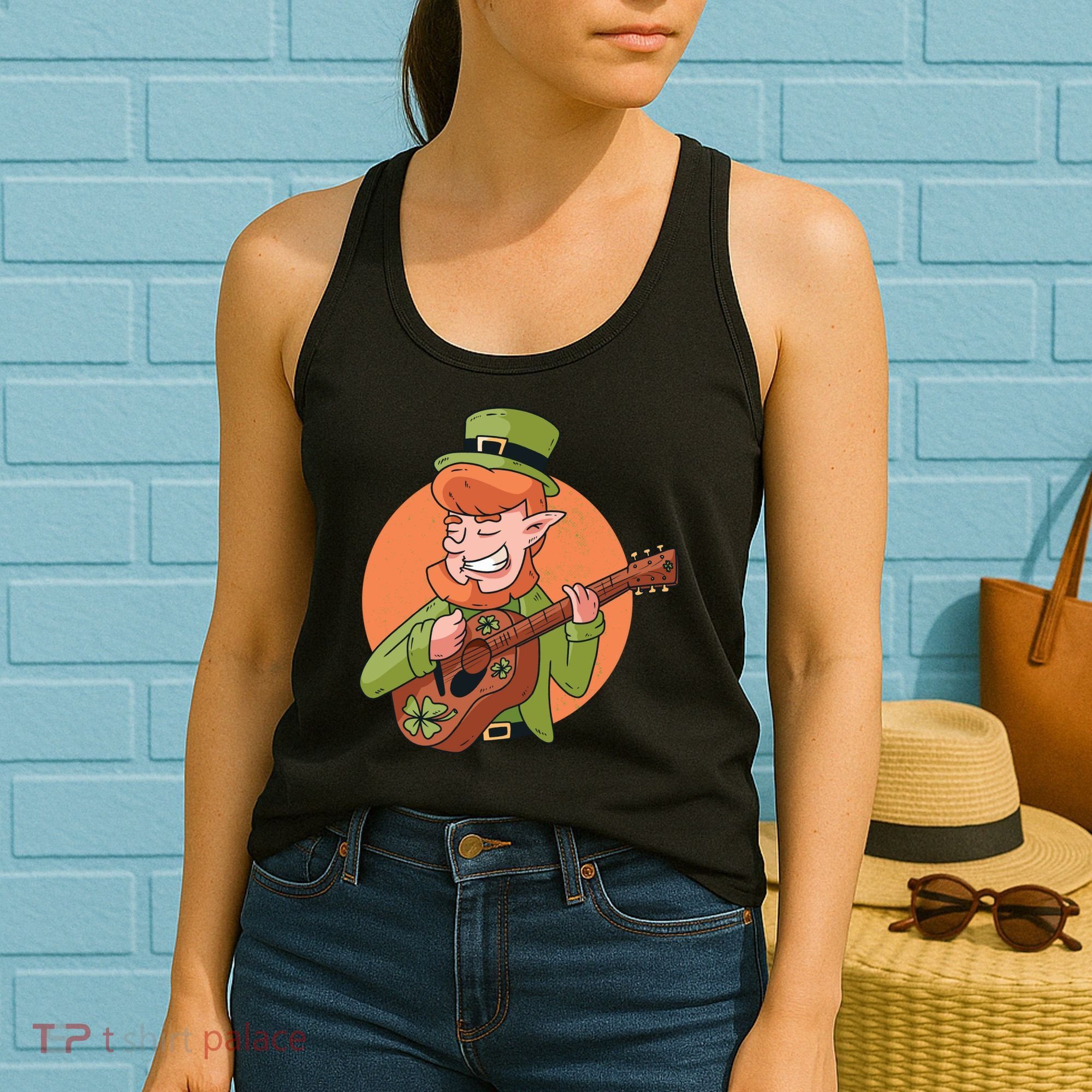Leprechaun Guitarist Women's Tank Top