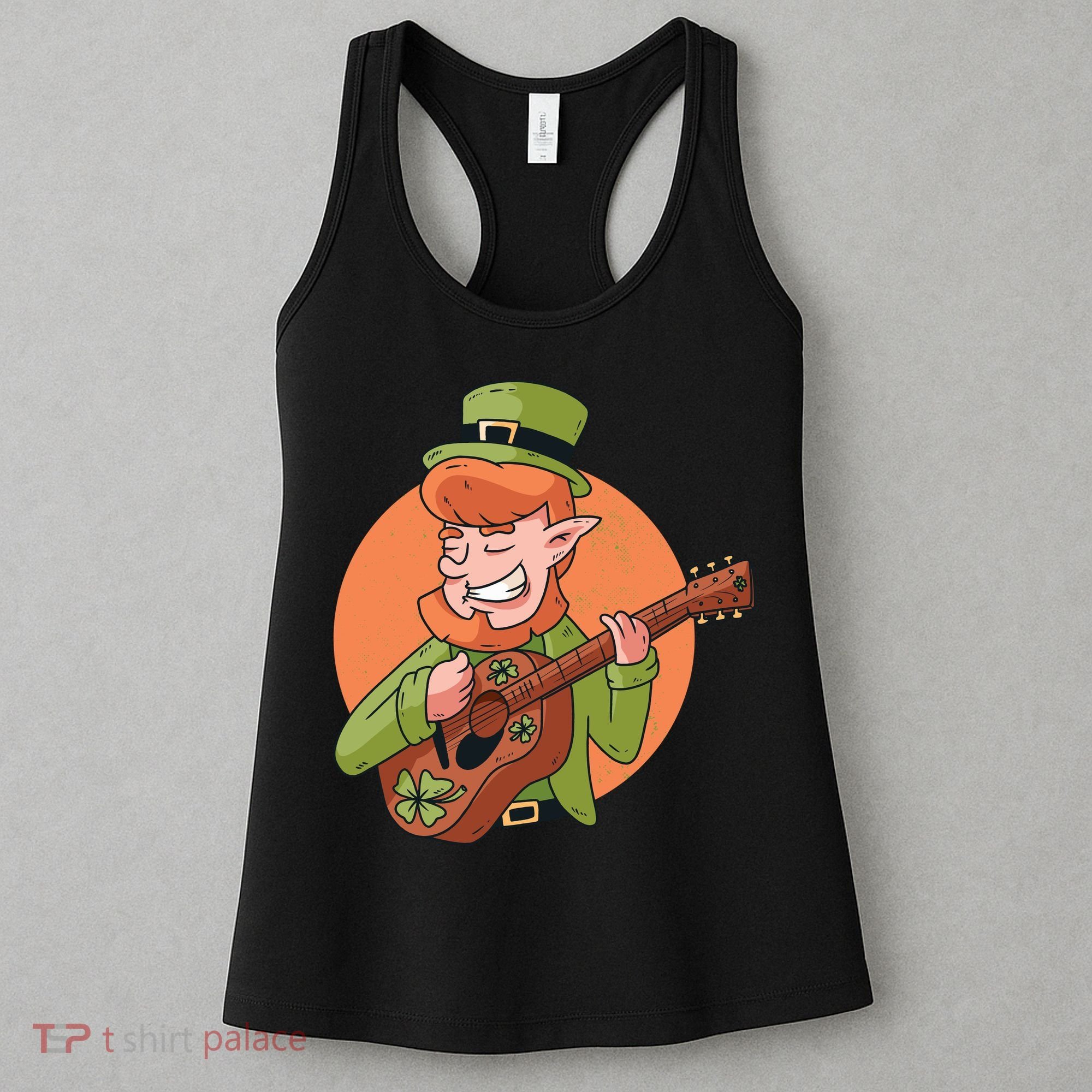 Leprechaun Guitarist Women's Tank Top