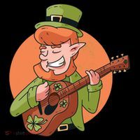 Leprechaun Guitarist Women's Tank Top thumb 5