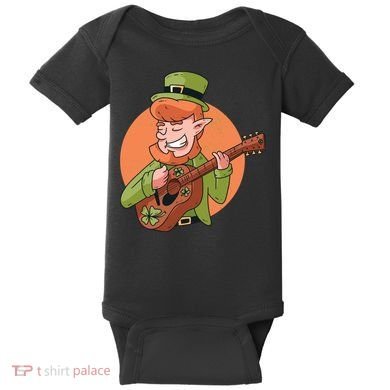 Leprechaun Guitarist Baby Bodysuit