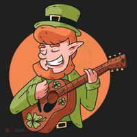 Leprechaun Guitarist Hat thumb 2