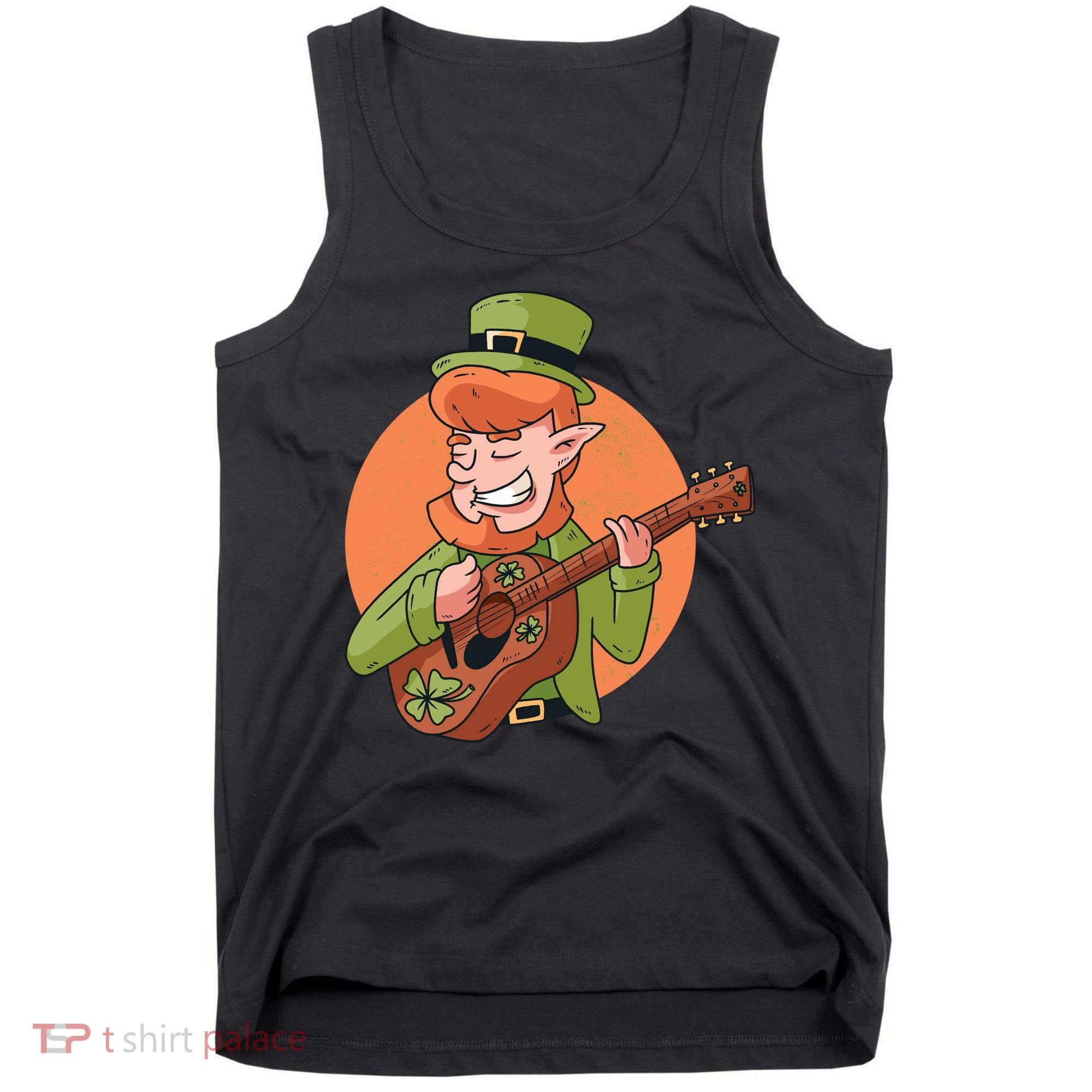 Leprechaun Guitarist Tank Top