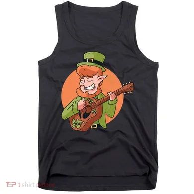 Leprechaun Guitarist Tank Top