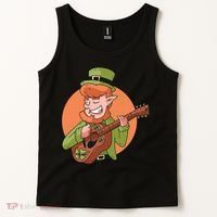 Leprechaun Guitarist Tank Top thumb 2