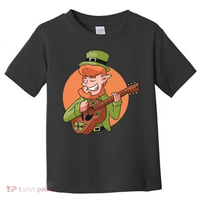 Leprechaun Guitarist Toddler T-Shirt