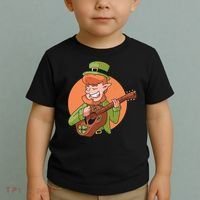 Leprechaun Guitarist Toddler T-Shirt thumb 2