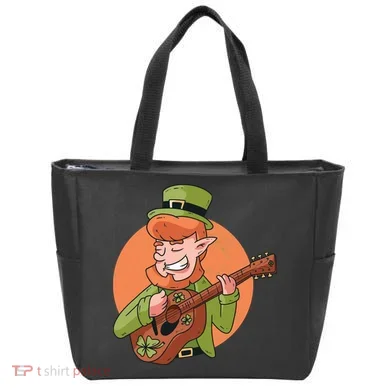 Leprechaun Guitarist Tote Bag