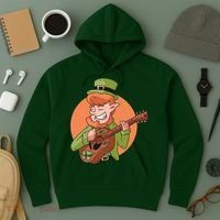 Leprechaun Guitarist Hoodie thumb 3