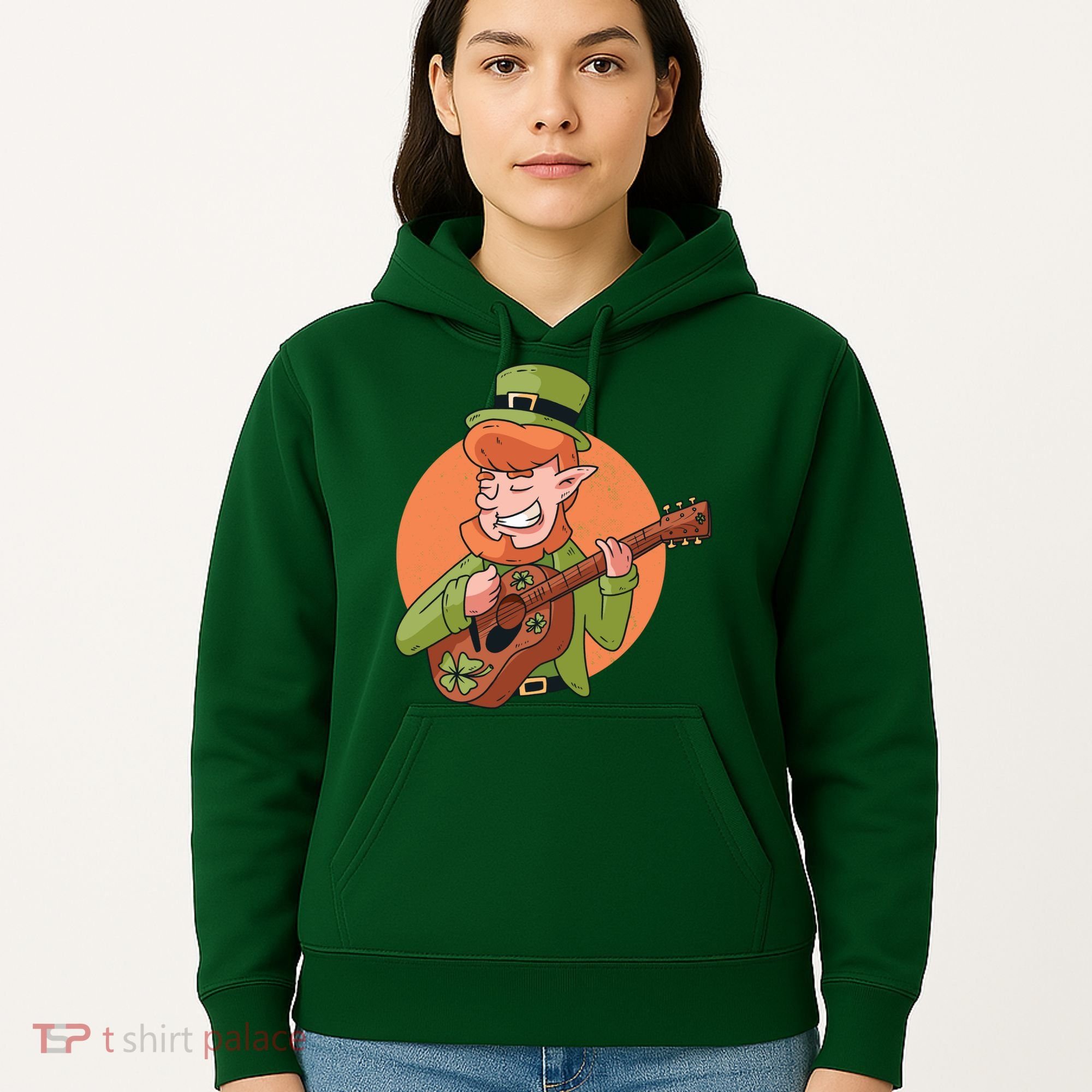 Leprechaun Guitarist Hoodie
