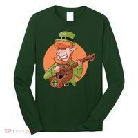 Leprechaun Guitarist Long Sleeve Shirt thumb 0