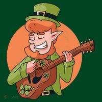 Leprechaun Guitarist Women's T-Shirt thumb 6