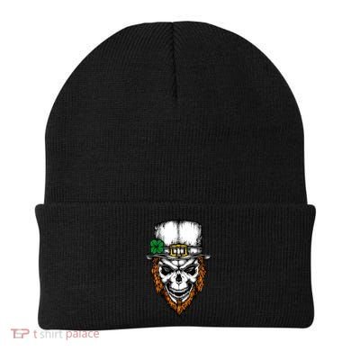 Leprechaun Irish Skull Skeleton Ginger Beard St. Patrick's Day Beanie
