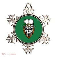 Leprechaun Irish Skull Skeleton Ginger Beard St. Patrick's Day Ornament thumb 0