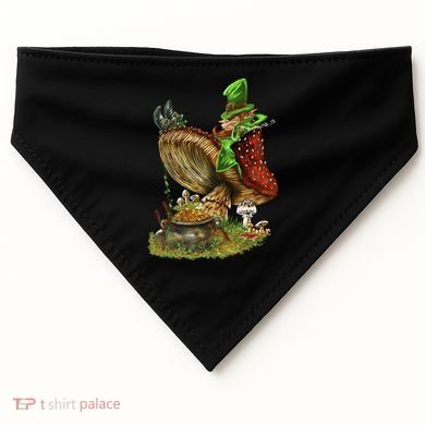 Leprechaun Mushroom USA-Made Doggie Bandana