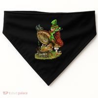 Leprechaun Mushroom USA-Made Doggie Bandana thumb 0