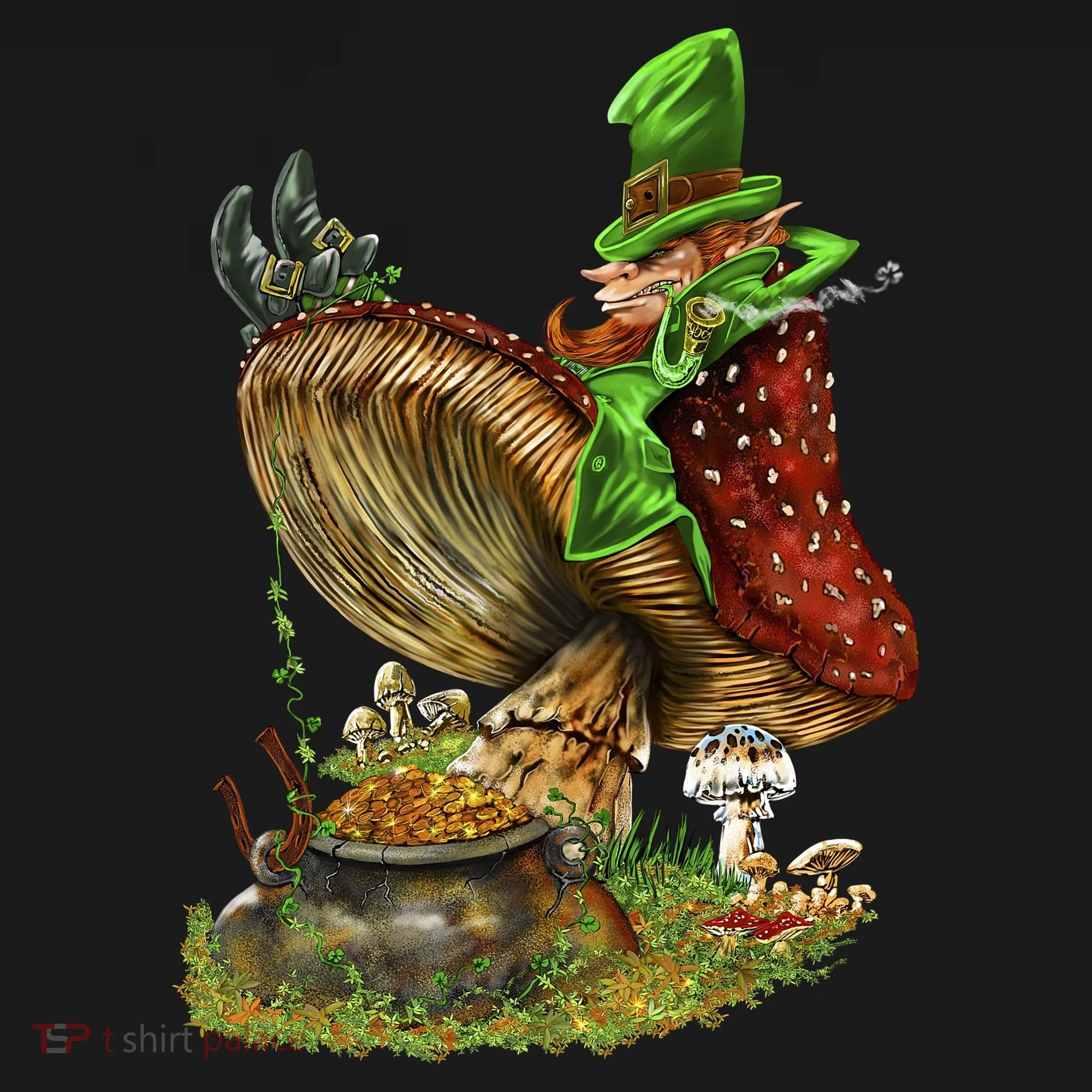 Leprechaun Mushroom Backpack