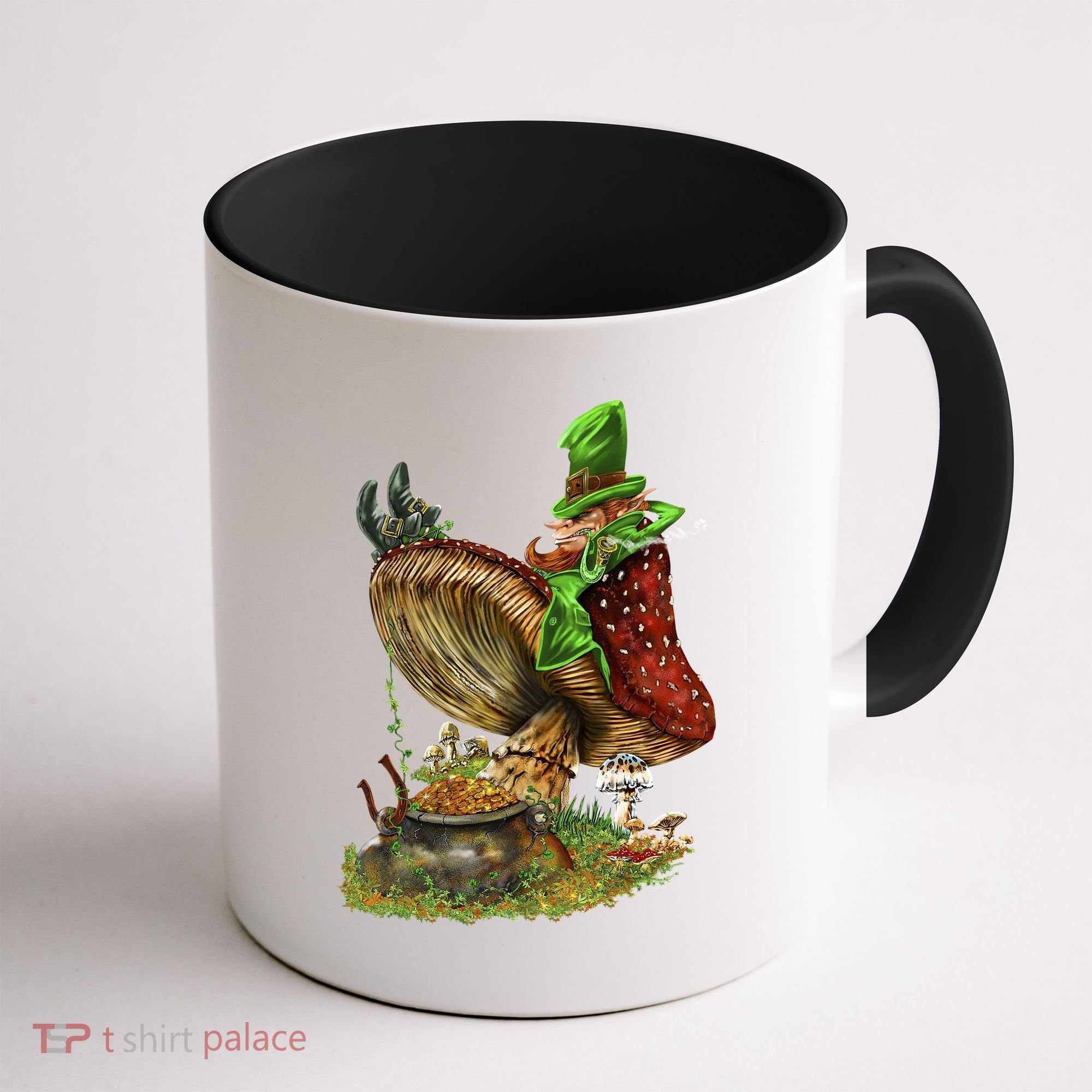 Leprechaun Mushroom Coffee Mug