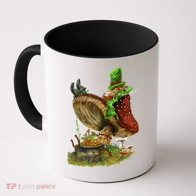 Leprechaun Mushroom Coffee Mug