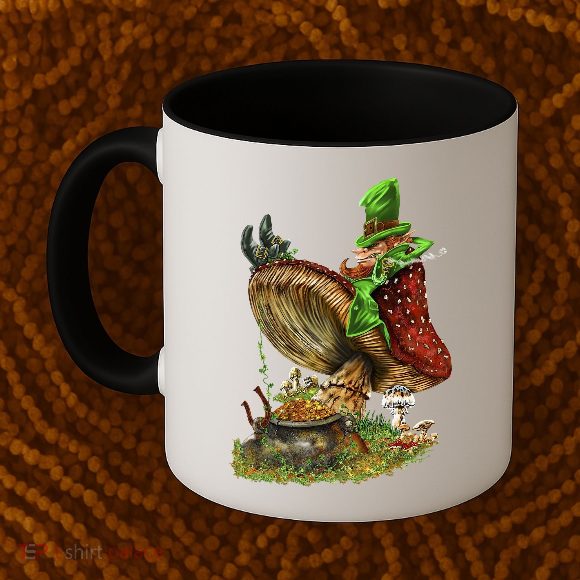 Leprechaun Mushroom Coffee Mug