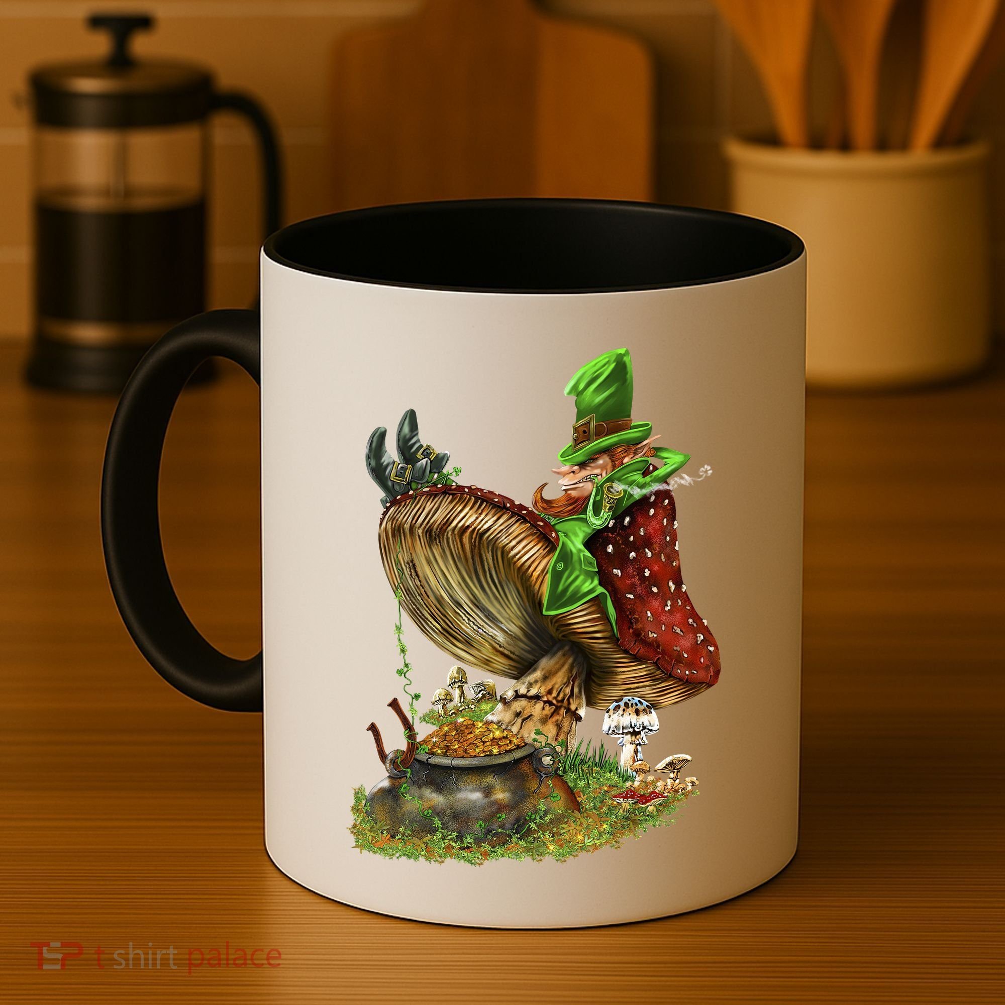 Leprechaun Mushroom Coffee Mug