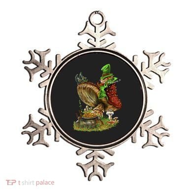 Leprechaun Mushroom Ornament