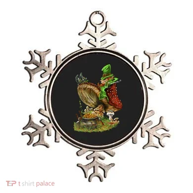 Leprechaun Mushroom Ornament
