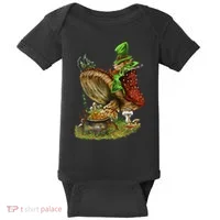Leprechaun Mushroom Baby Bodysuit thumb 0