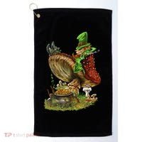 Leprechaun Mushroom Golf Towel thumb 0