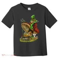 Leprechaun Mushroom Toddler T-Shirt thumb 0