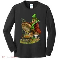 Leprechaun Mushroom Kids Long Sleeve Shirt thumb 0