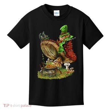 Leprechaun Mushroom Kids T-Shirt