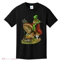 Leprechaun Mushroom Kids T-Shirt thumb 0