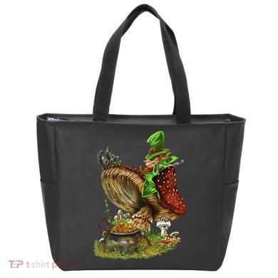 Leprechaun Mushroom Tote Bag
