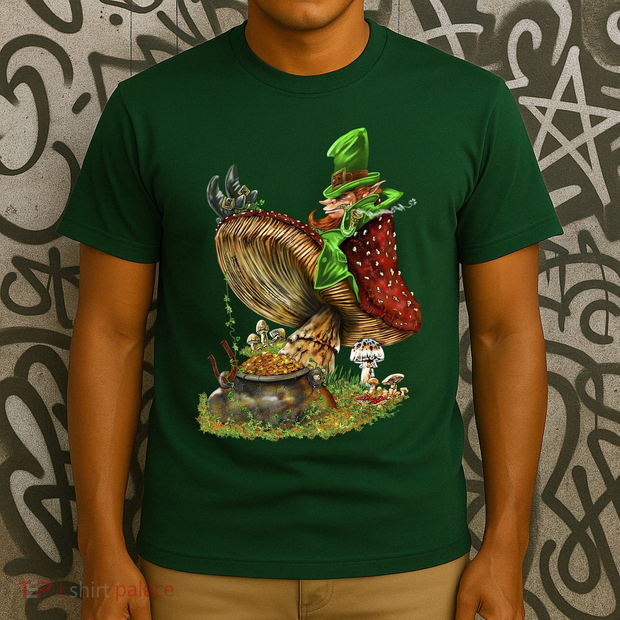 Leprechaun Mushroom T-Shirt