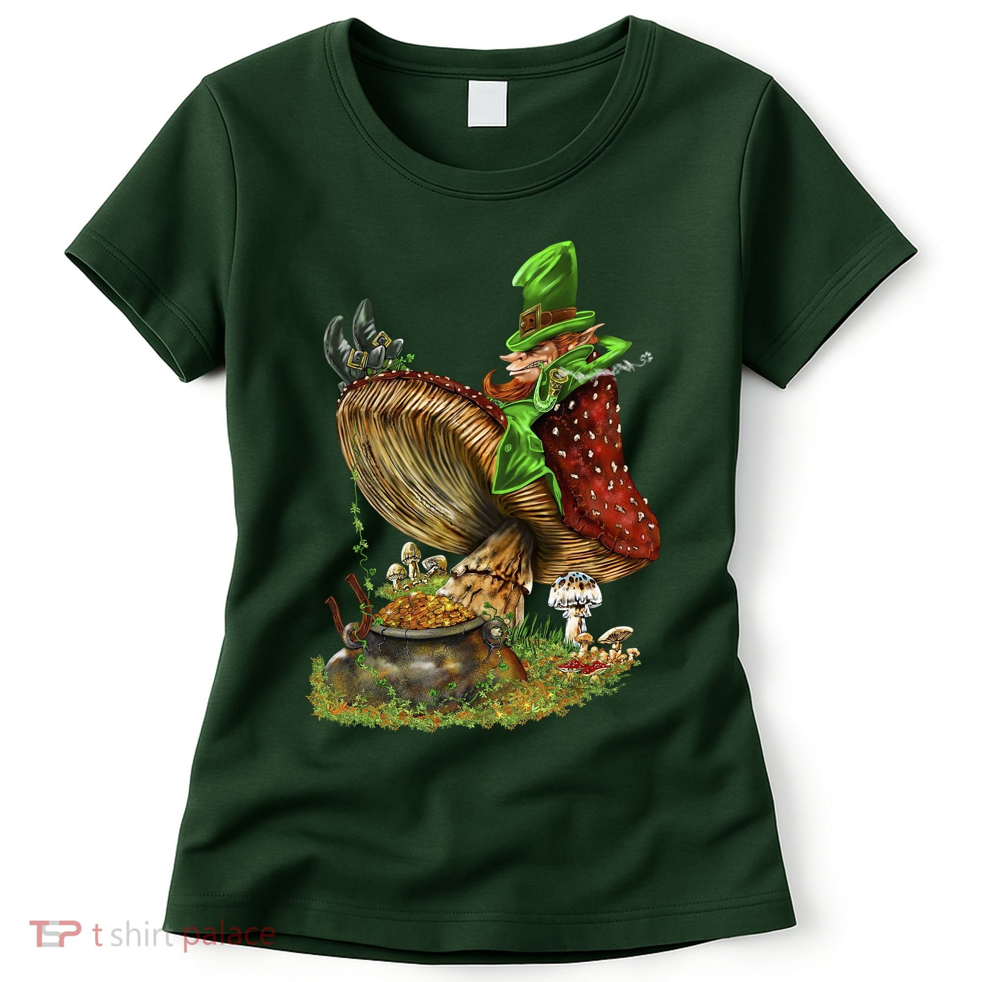 Leprechaun Mushroom Women's T-Shirt