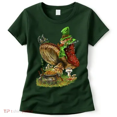 Leprechaun Mushroom Women's T-Shirt