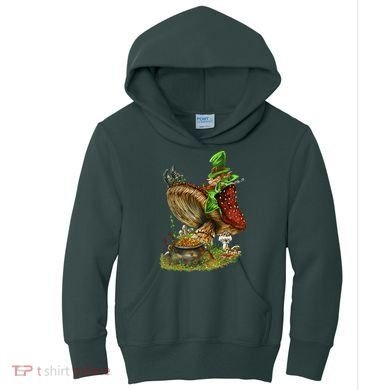 Leprechaun Mushroom Kids Hoodie
