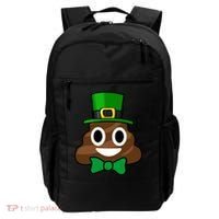 Leprechaun Poop Emoji Smiley Funny St. Patrick's Day Backpack thumb 0