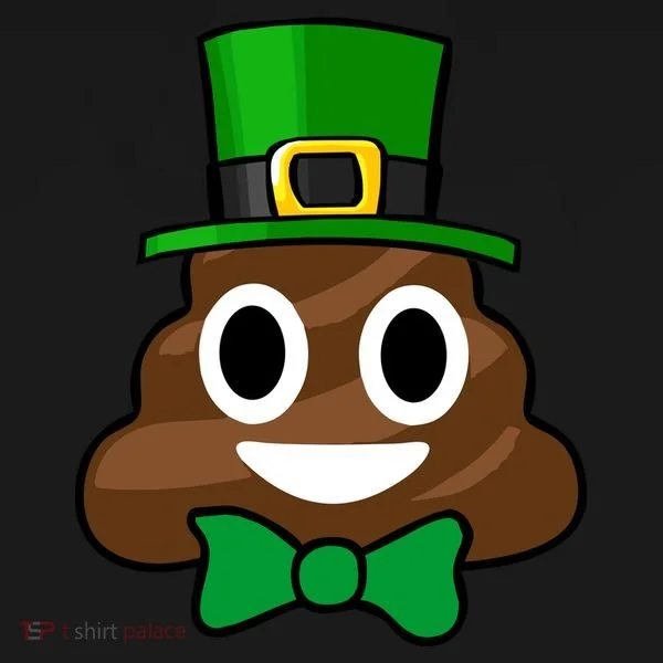 Leprechaun Poop Emoji Smiley Funny St. Patrick's Day Backpack