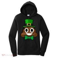 Leprechaun Poop Emoji Smiley Funny St. Patrick's Day Women's Hoodie thumb 0