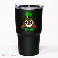 Leprechaun Poop Emoji Smiley Funny St. Patrick's Day Tumbler thumb 0