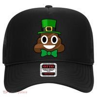 Leprechaun Poop Emoji Smiley Funny St. Patrick's Day Hat thumb 0