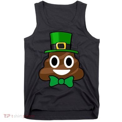 Leprechaun Poop Emoji Smiley Funny St. Patrick's Day Tank Top