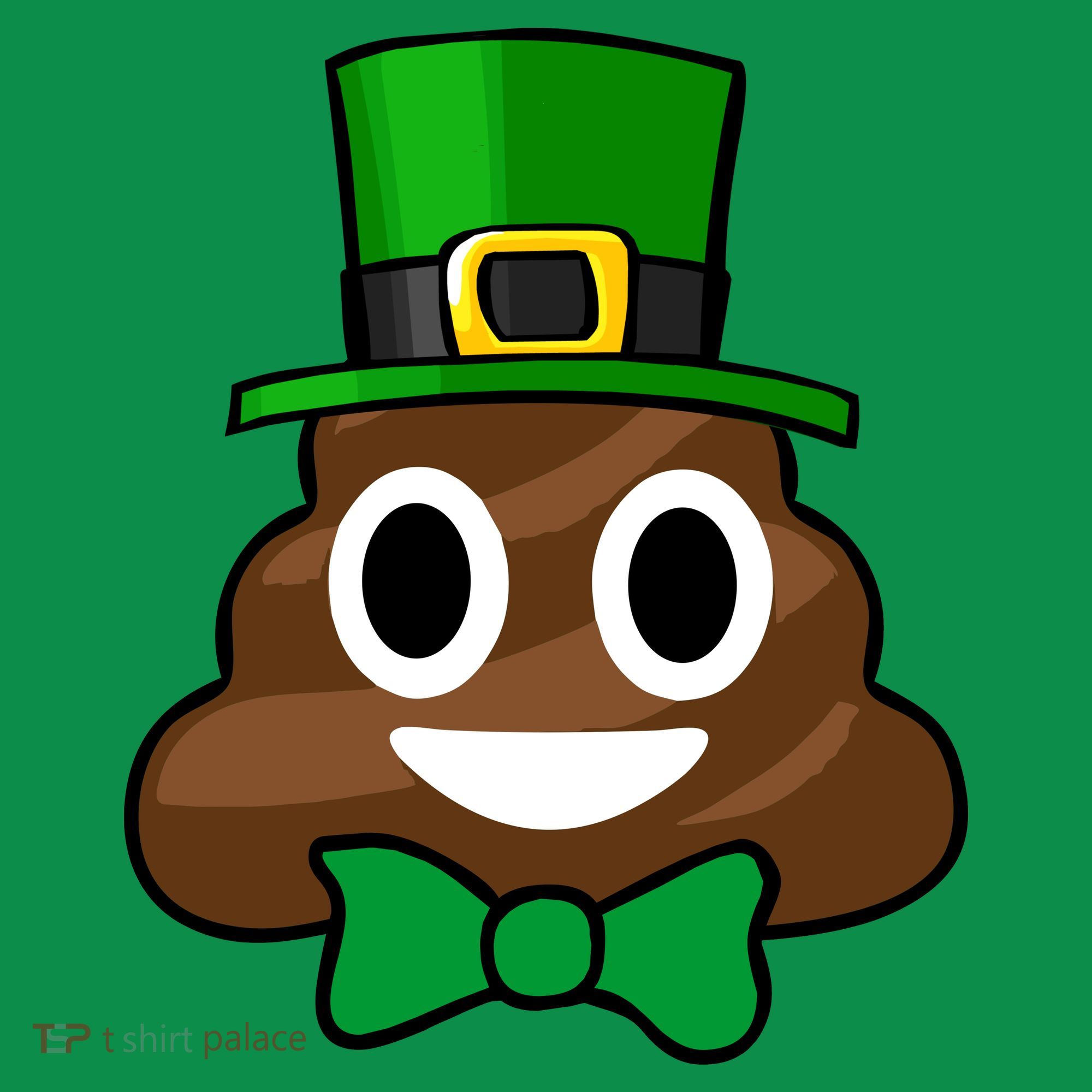 Leprechaun Poop Emoji Smiley Funny St. Patrick's Day Long Sleeve Shirt