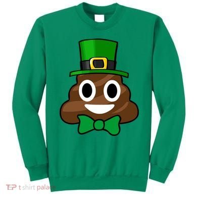 Leprechaun Poop Emoji Smiley Funny St. Patrick's Day Sweatshirt