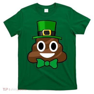 Leprechaun Poop Emoji Smiley Funny St. Patrick's Day T-Shirt