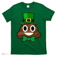 Leprechaun Poop Emoji Smiley Funny St. Patrick's Day T-Shirt thumb 0